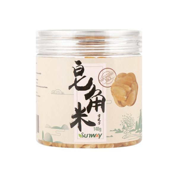 SUNWAY Soapberry, Coix Seed, and Snow Lotus Seed, 4.94 oz.