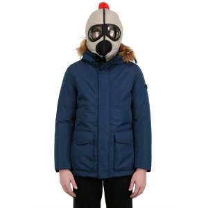 AI RIDERS ON THE STORM ZIP UP 3 LAYER PARKA WITH FUR TRIM