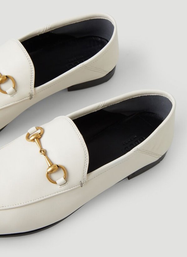 Jordaan Leather Loafers in White