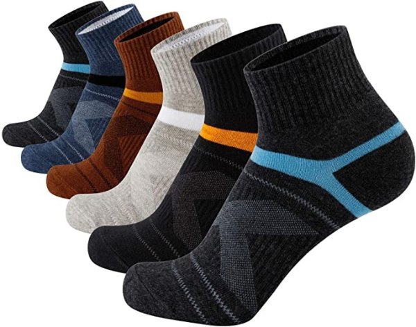 Aserlin Mens Athletic Ankle Socks