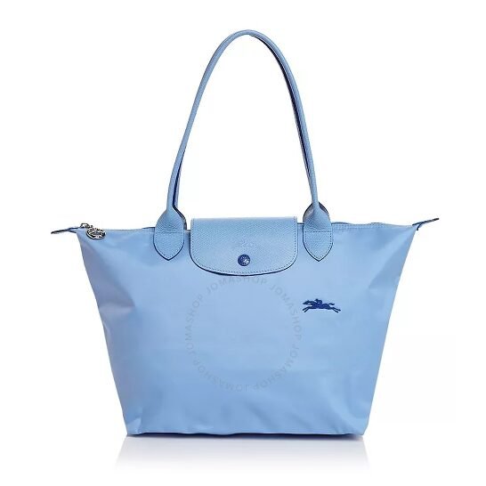 Ladies Le Pliage Shoulder Tote Bag in Blue