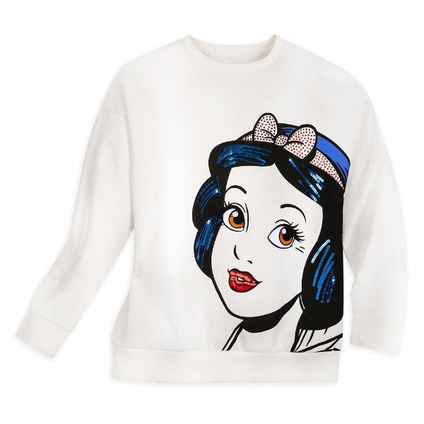 Snow White Sequined Pullover Sweatshirt for Women | shopDisney
