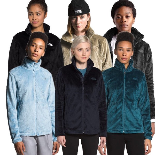 New Womens The North Face Ladies Full Zip Osito Fleece Coat Jacket Top