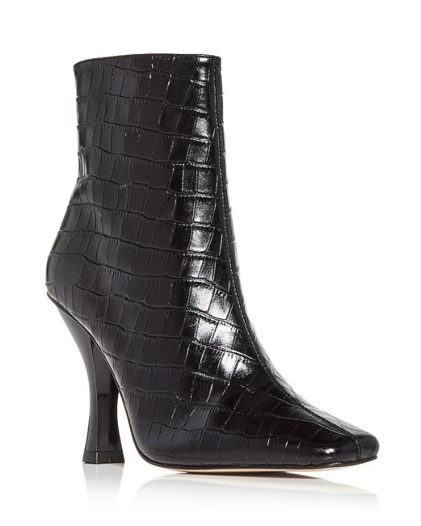 Women's Rocco Square Toe Booties | Bloomingdale's