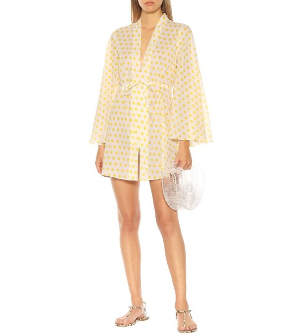 Exclusive to Mytheresa – Betty polka-dot cotton cover-up