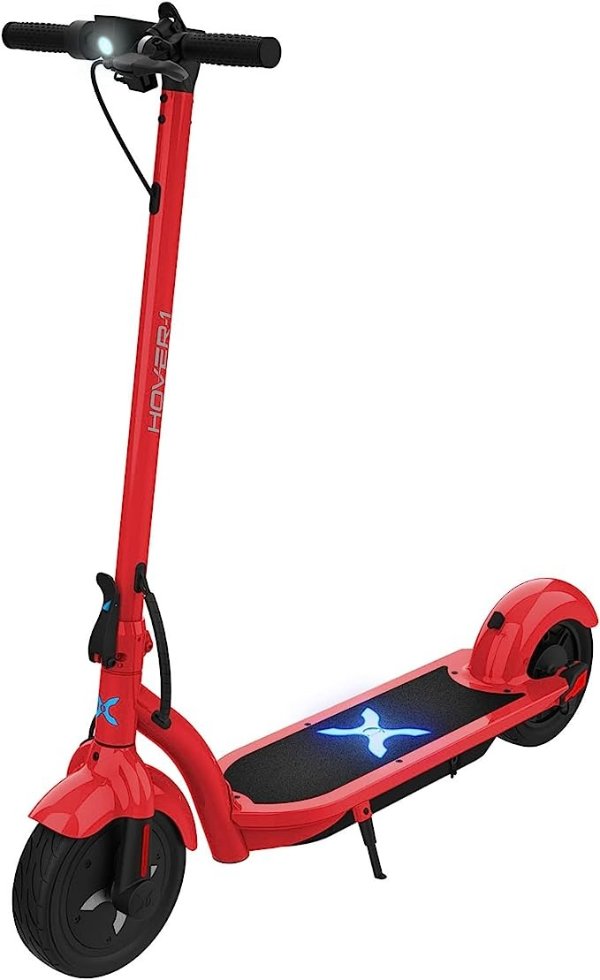 -1 Alpha Electric Scooter | 18MPH, 12M Range, 5HR Charge, LCD Display, 10 Inch High-Grip Tires, 264LB Max Weight, Cert. & Tested - Safe for Kids, Teens & Adults