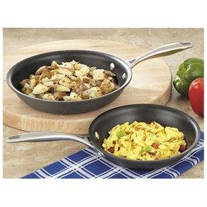 CHEFS 2-pc. Hard anodized Fry Pan Set
