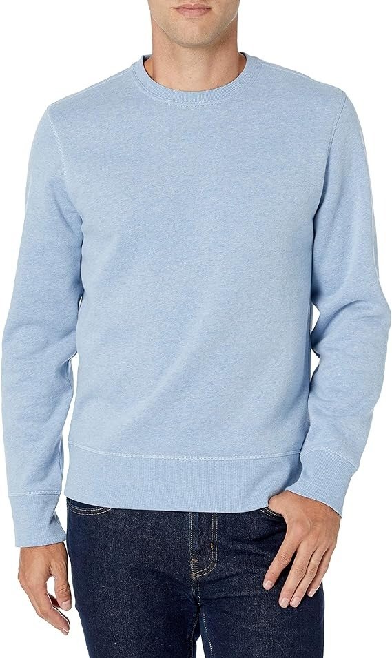 Amazon Essentials Men's Fleece Crewneck Sweatshirt (Available in Big & Tall)