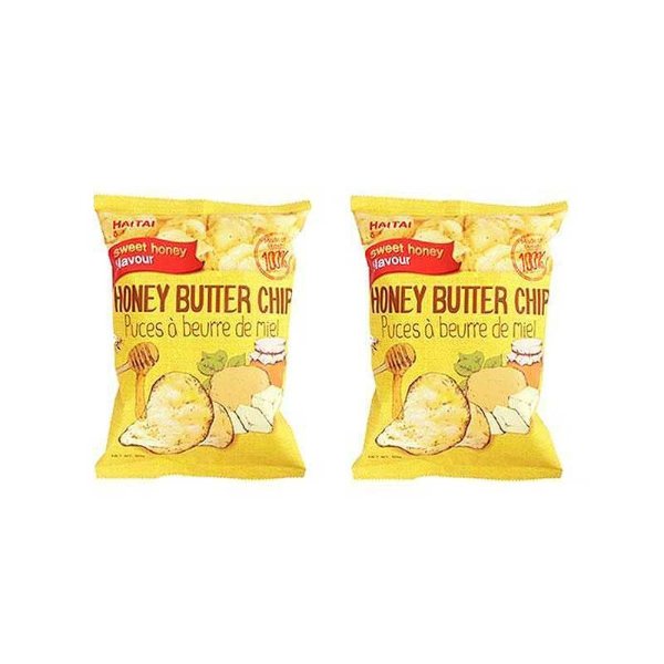 【2%返点】【北美版英文包装】HAITAI海太蜂蜜黄油薯片2袋
