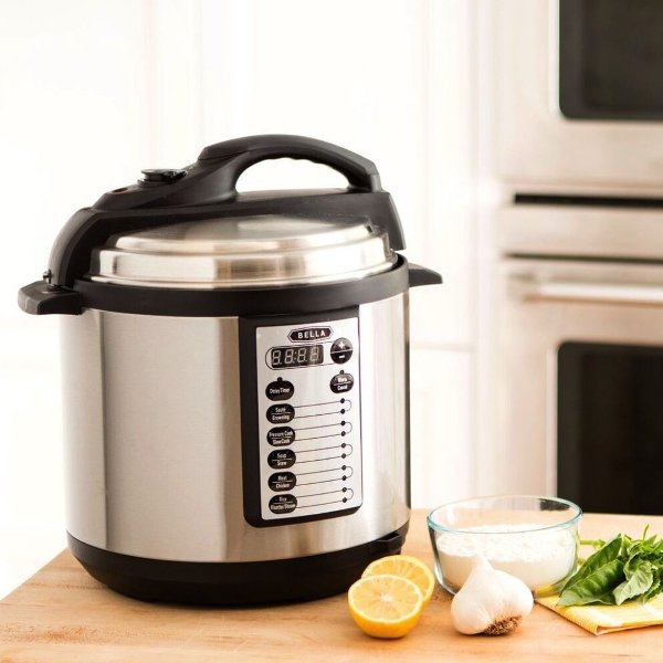 6 Qt 10-In-1 Multi-Use Programmable Pressure Cooker, Slow Cooker, Rice Cooker, Steamer, Saute, Warmer with Searing and Browning Feature, 1000 Watts