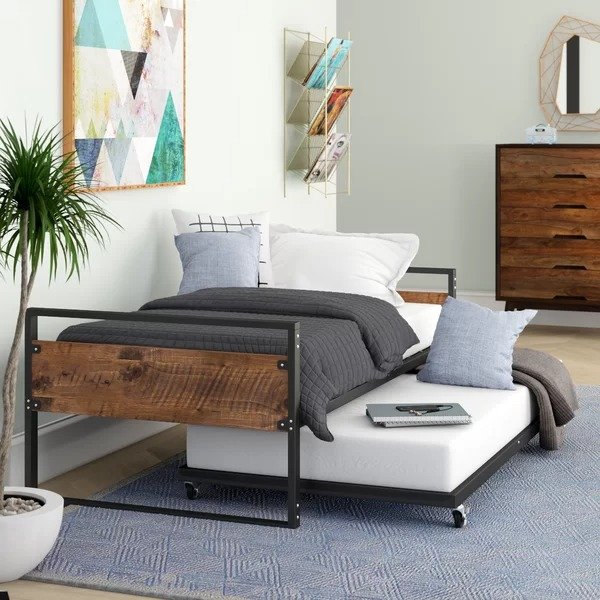 Barrett Twin Daybed with TrundleBarrett Twin Daybed with TrundleRatings & ReviewsCustomer PhotosQuestions & AnswersShipping & ReturnsMore to Explore