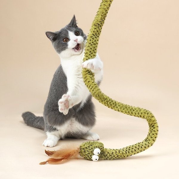 Lovely & Delicate Forest Snake Tease Wand Cat Toy