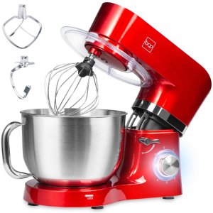 Best Choice Products 660W 6-Speed 6.3qt Stainless Steel Kitchen Stand Mixer w/ 3 Attachments