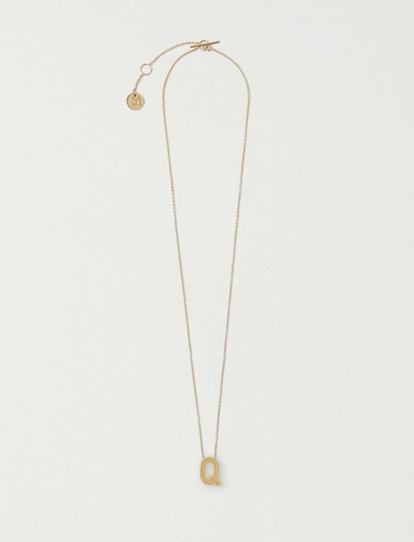 119 INITIALE Q Necklace with initial pendant