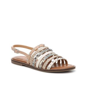 crown vintage daffodil espadrille wedge sandal light blue
