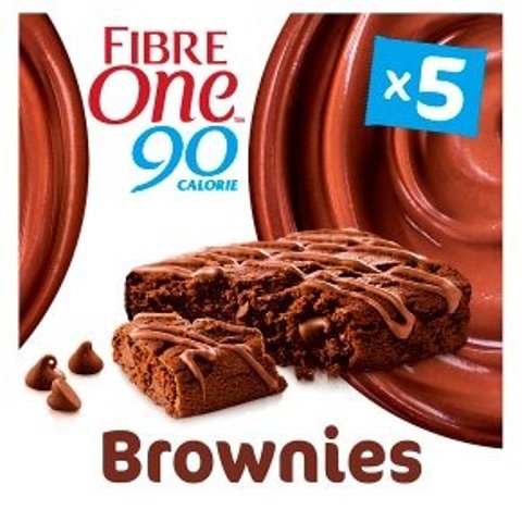 Fibre One 90 卡路里巧克力软糖布朗尼蛋糕