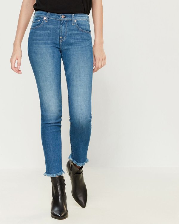 Roxanne Frayed Ankle Jeans