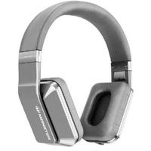 Monster Silver Inspiration 3.5mm Connector Over-Ear Active Noise Canceling Headphone &#40;Silver&#41;  