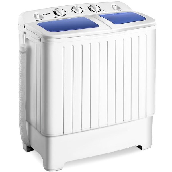 Portable Mini Compact Twin Tub 17.6lb Washing Machine Washer