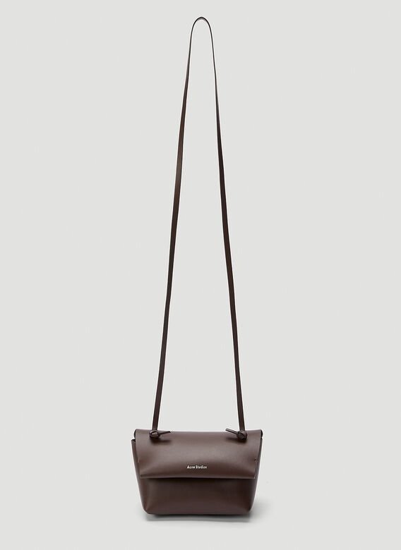 Alexandria Knotted-Strap Shoulder Bag in Brown