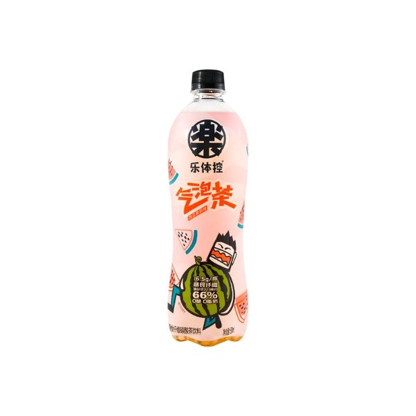 LETIKONG High Dietary Fiber Sparkling Tea Watermelon Jasmine Tea Flavor 550ml