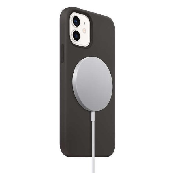 Apple iPhone 12 mini 官方液态硅胶壳 + MagSafe 快充适配器