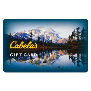 面值$50的Cabela's礼品卡