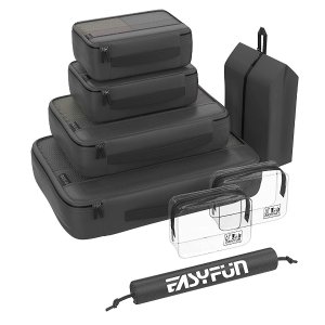 ESAYFUN Packing Cubes for Suitcases 8 set