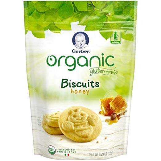 Organic Gluten Free Biscuits, Honey, 6 Count
