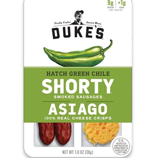 Duke's Shorty Smoked Sausages & Cheese Crisp 12 Count