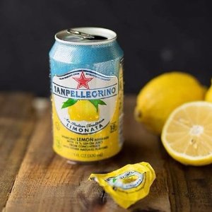 San Pellegrino Sparkling Fruit Beverages, Limonata/Lemon 11.15-ounce cans (Total of 24)