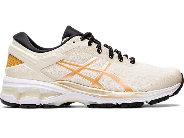 Women's GEL-Kayano 26 The New Strong | Birch/Champagne | Running Shoes | ASICS