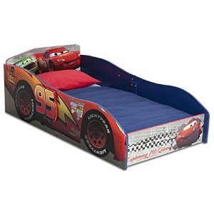 Delta Children 超酷汽车总动员木制幼童床