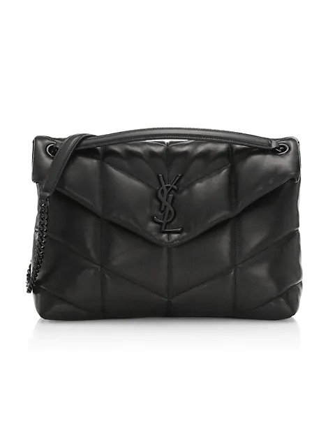 Medium Loulou Puffer Leather Shoulder Bag