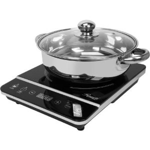 Rosewill 1,800-watt Induction Cooker with Stainless Steel Pot