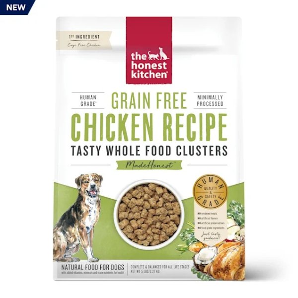 Whole Food Clusters Grain Free Chicken Dry Dog Food, 5 lbs. | Petco