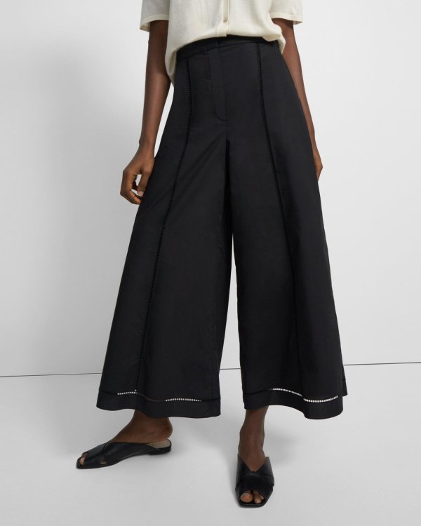 Culotte in Eyelet Cotton