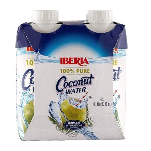Iberia 100% Natural Coconut Water 11.1 Oz (Pack Of 4)