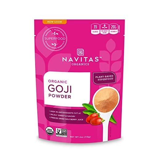 Goji Powder, 4 oz. Bag — Organic, Non-GMO, Sun-Dried, Sulfite-Free