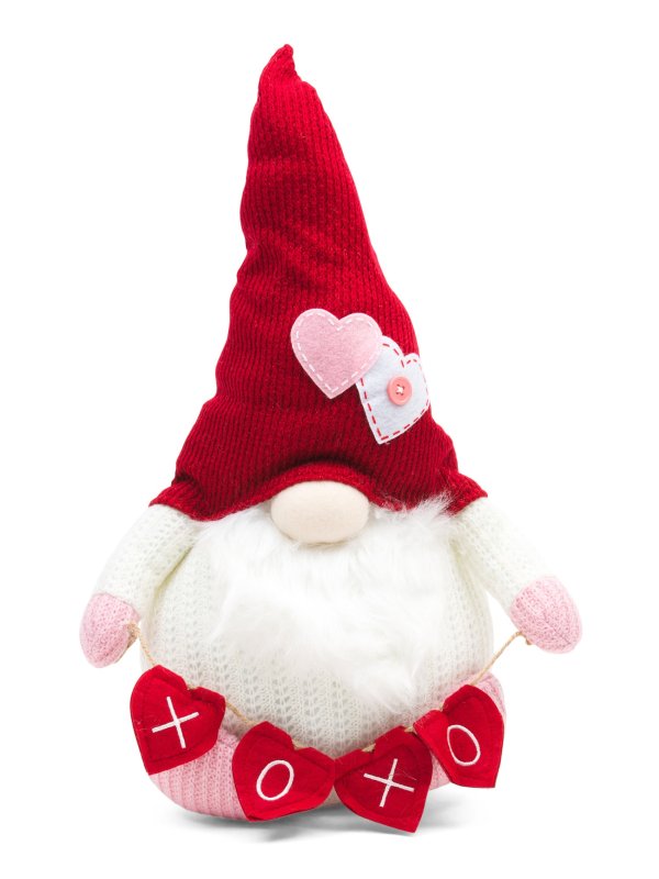 24in Hat Gnome With Hearts