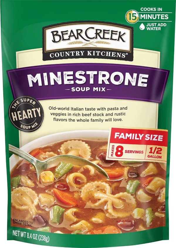 Bear Creek Soup Mix, Minestrone, 8.4 Ounce
