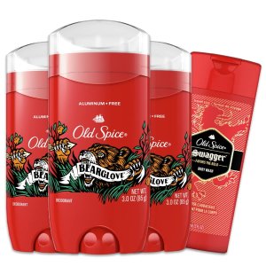 Old Spice Aluminum Free Deodorant for Men, Bearglove Scent, 48 Hr. Protection, 3.0 oz, Pack of 3