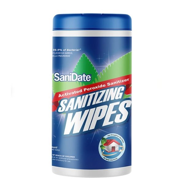 Sanidate Sanitizing Wipe, 125 Wipes