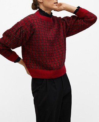 Women's Houndstooth Sweater