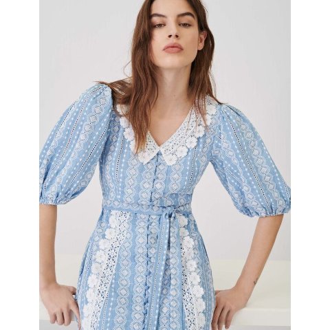 Maje221RAVIANA Dress with contrasting trims