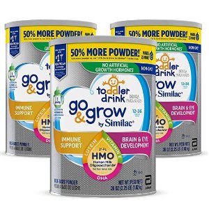 Similac Go & Grow 非转基因幼儿奶粉，36盎司*3罐