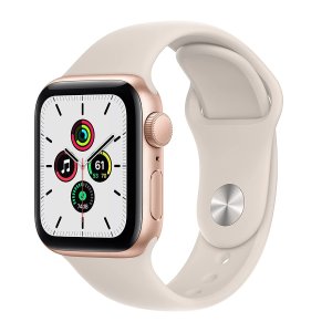 $338.99(原价$369.99)Apple Watch SE (GPS, 40mm) 智能手表 三色可选