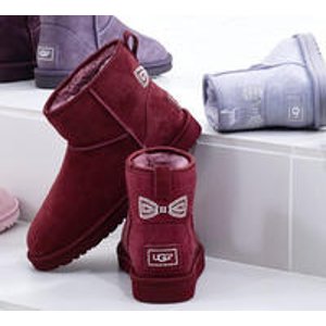 UGG Classic Mini Crystal Bow (3 Colors Available)