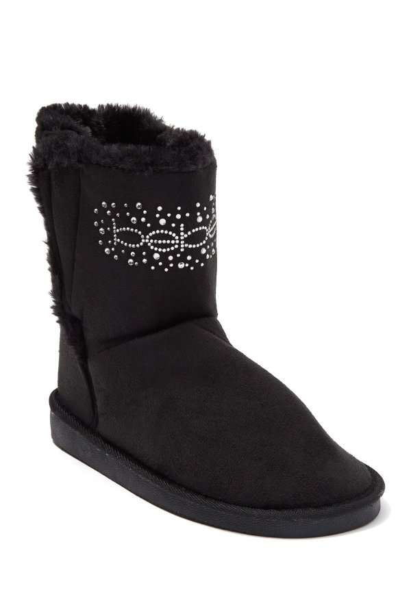 Microsuede Faux Fur Lined Winter Boot(Toddler, Little Kid & Big Kid)