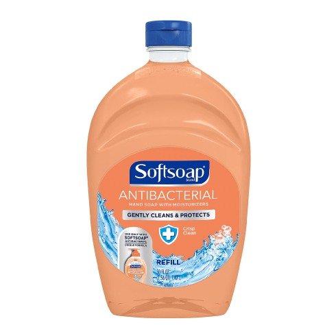 Softsoap Antibacterial Crisp Clean Liquid Hand Soap 50oz